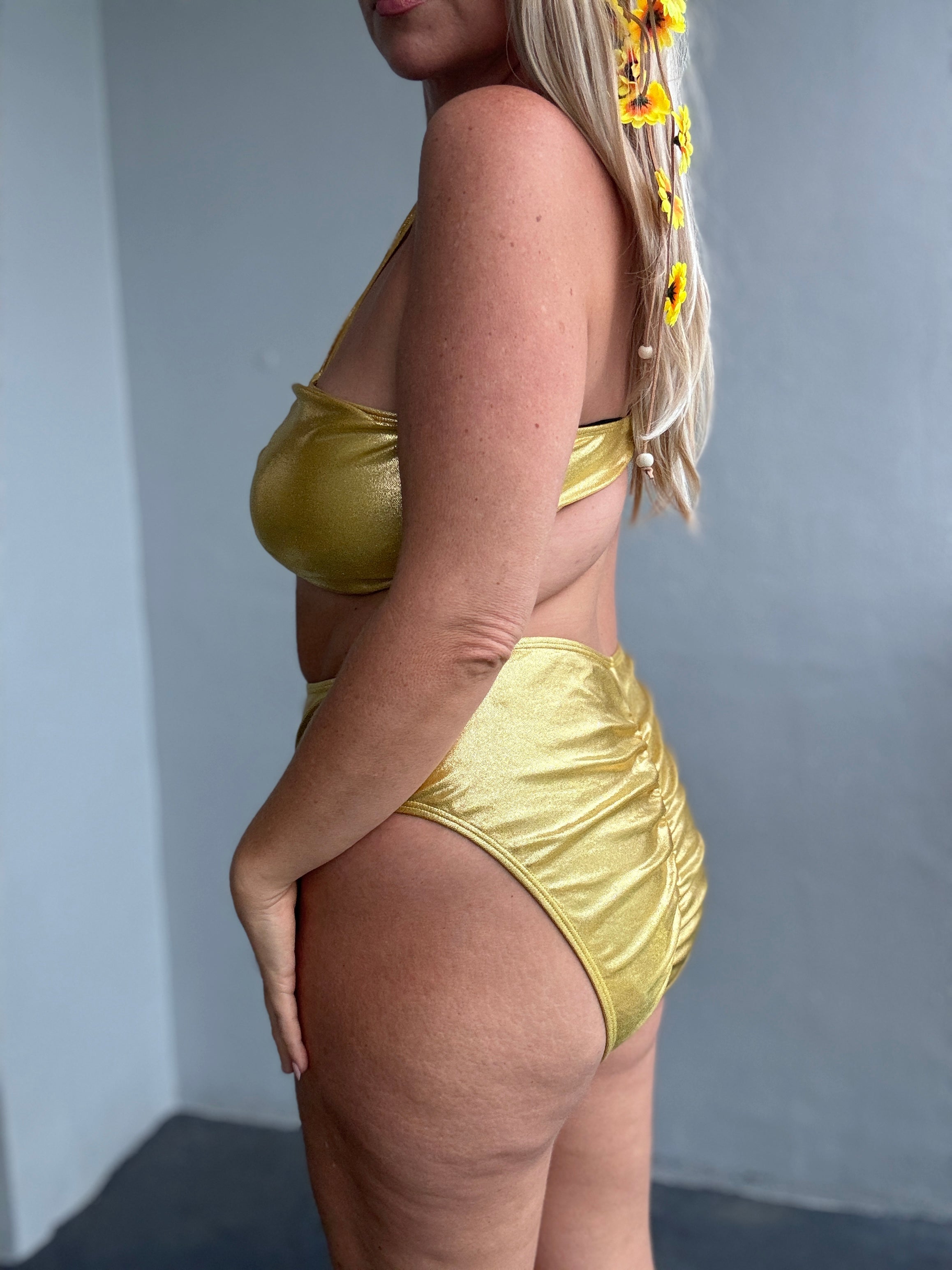 24k Gold High Waist Bottom