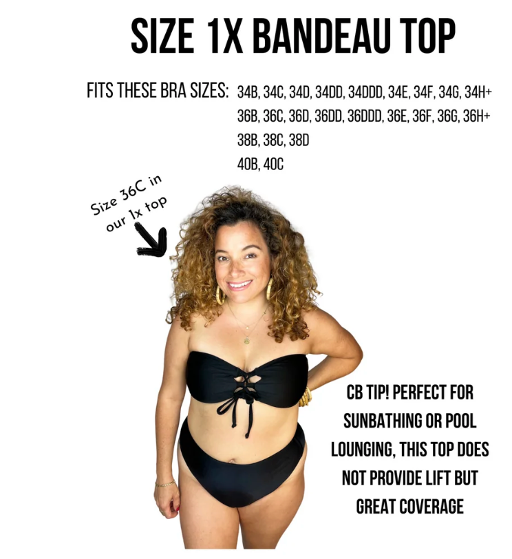 Acid Green Glitter Bandeau Top final sale