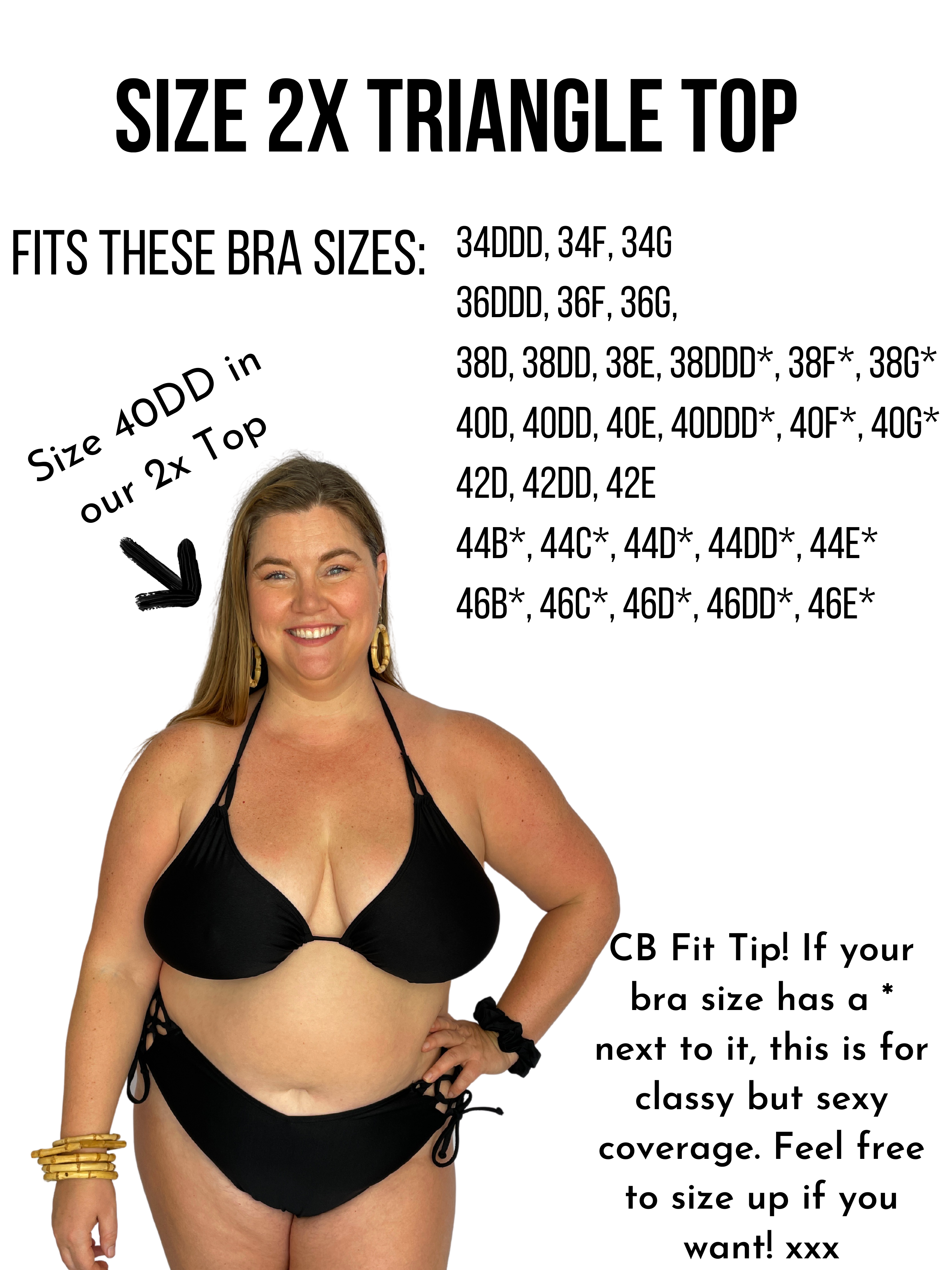 Black Hawaiian Triangle Top