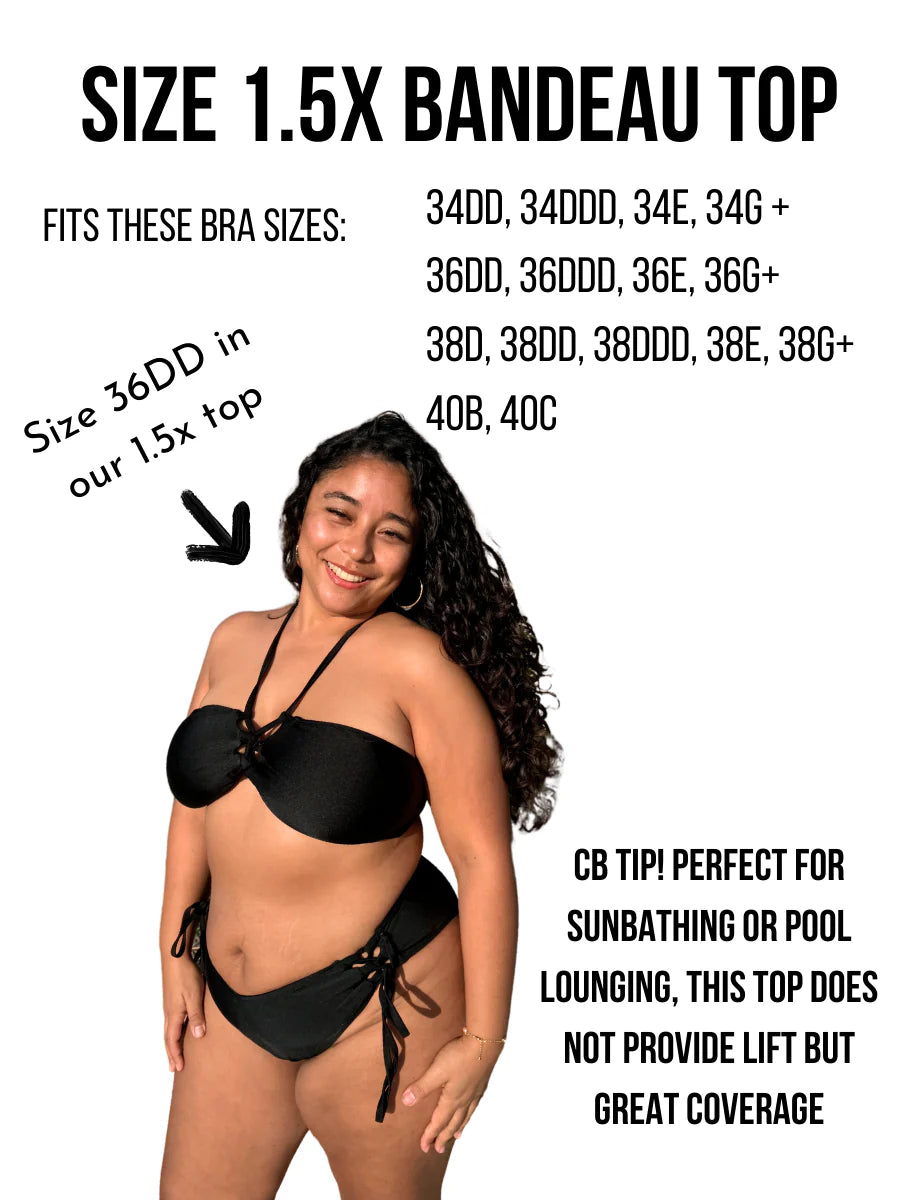 Emerald Green Mermaid Bandeau Bikini Top