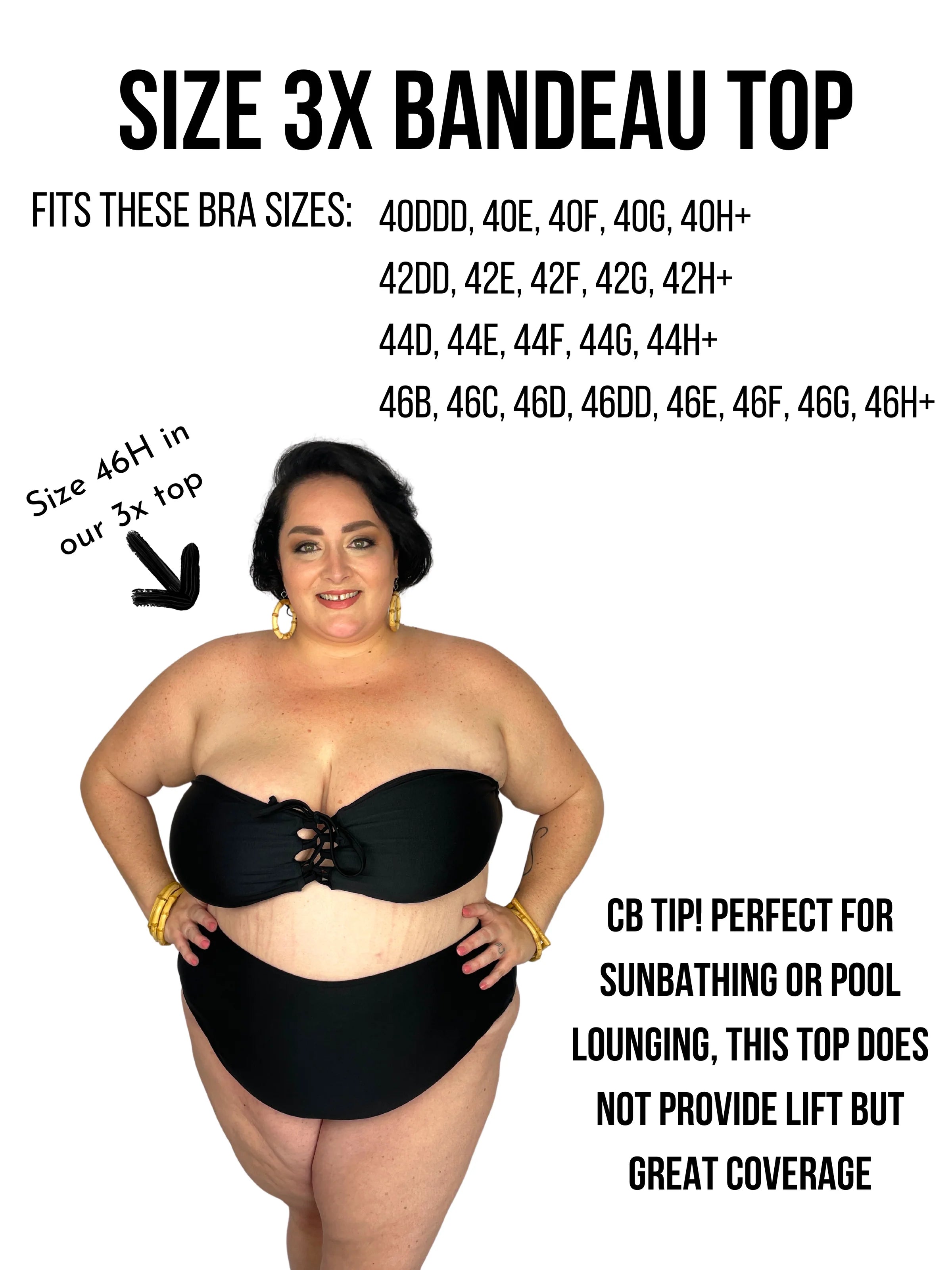 Hot Pink Rib Bandeau Top