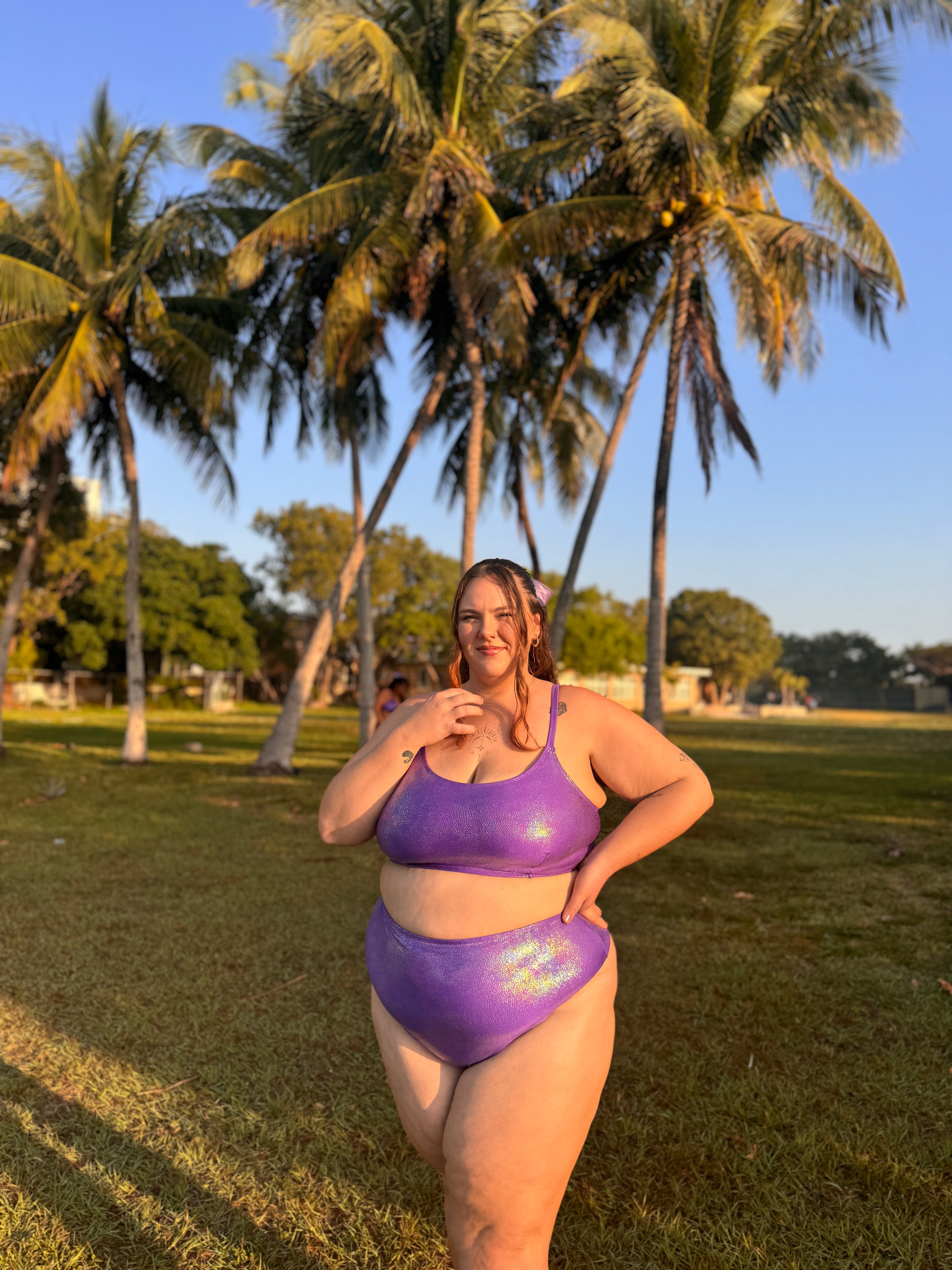 Violet Crush Scoop Top
