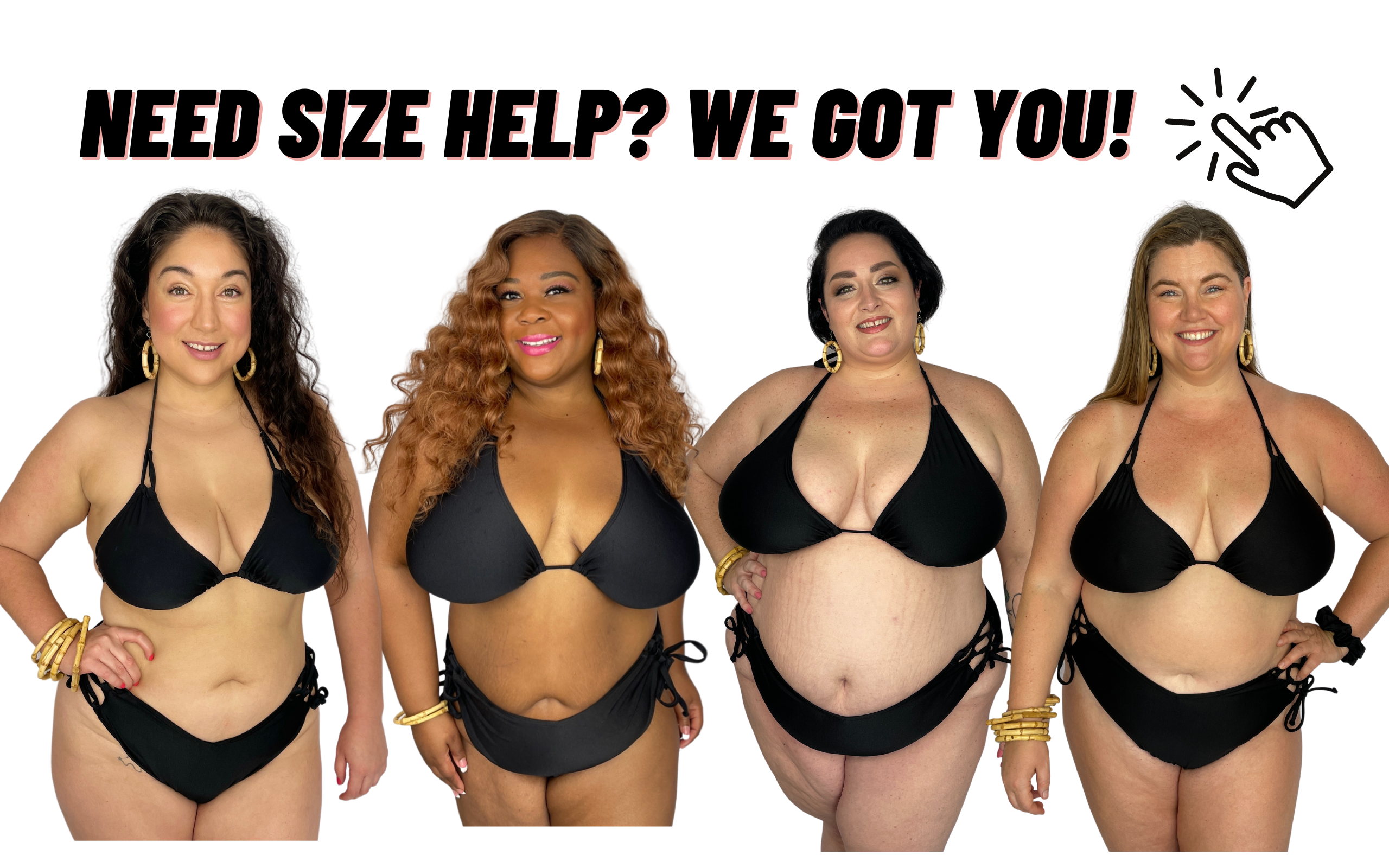 Curvy Beach - The Plus String Bikini Experts L - 4X Curvy Beach - The Plus String Bikini Experts L - 4X