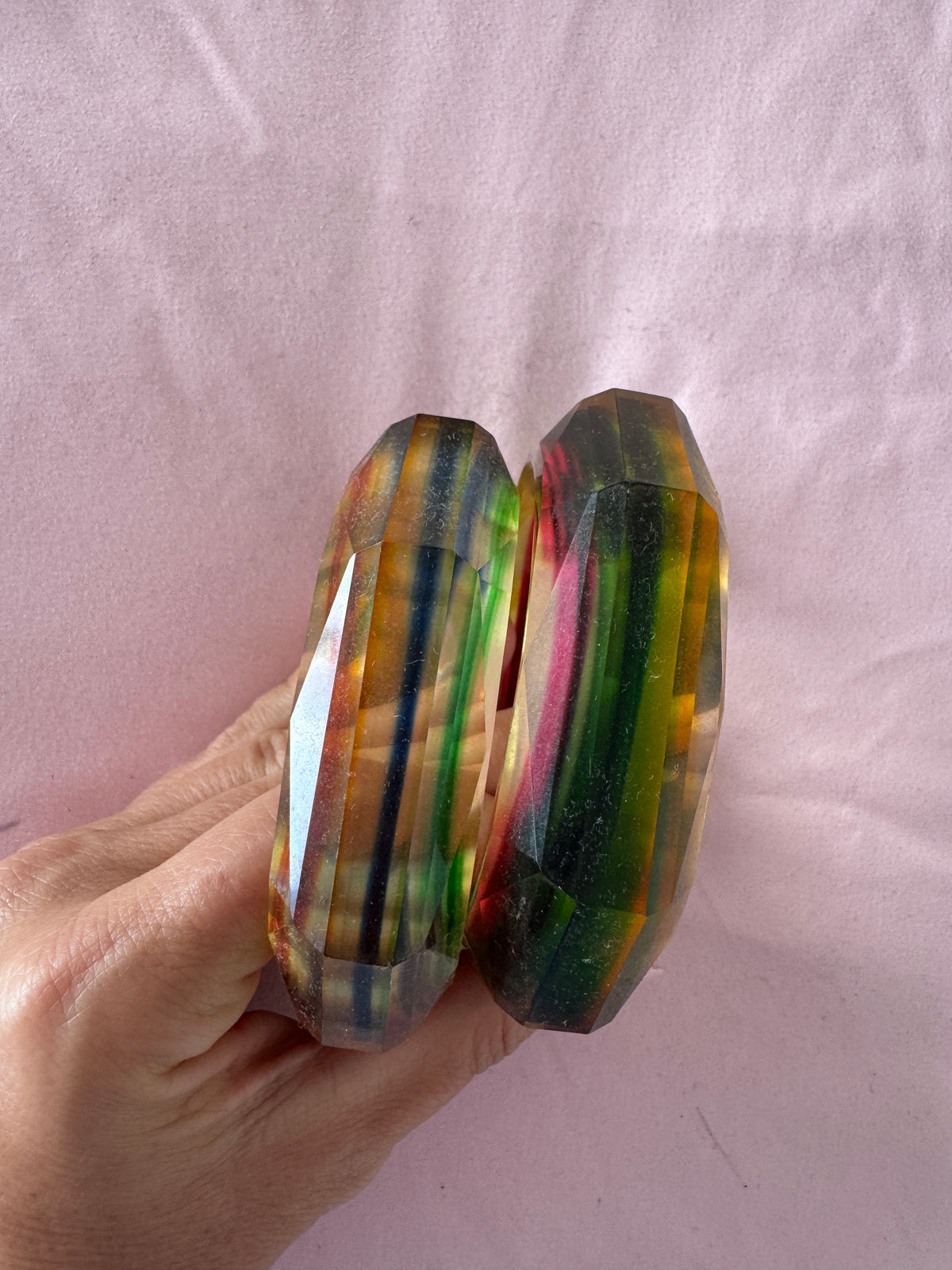 Rainbow Bangles x 2