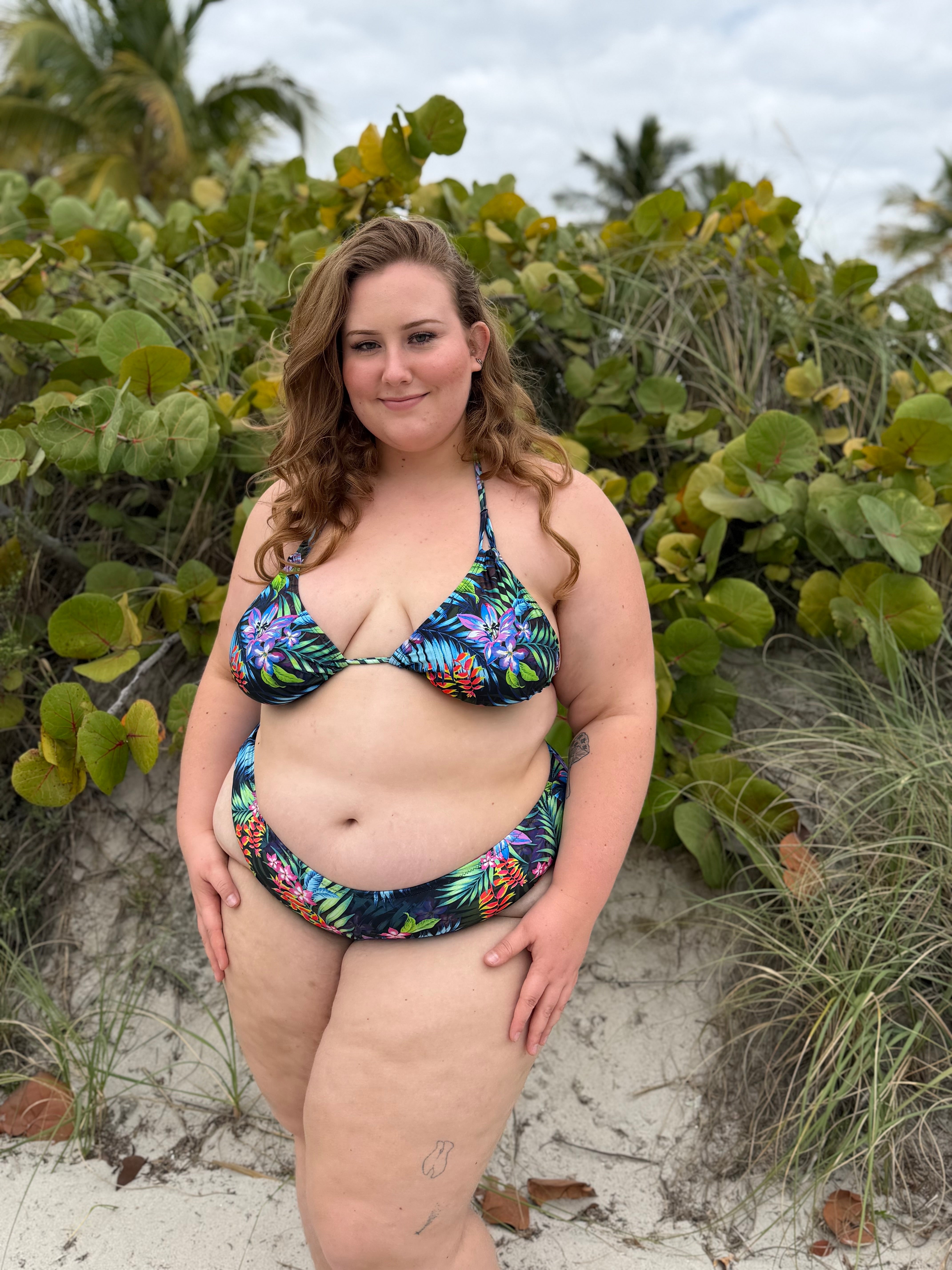 Hot Tropics Triangle Top