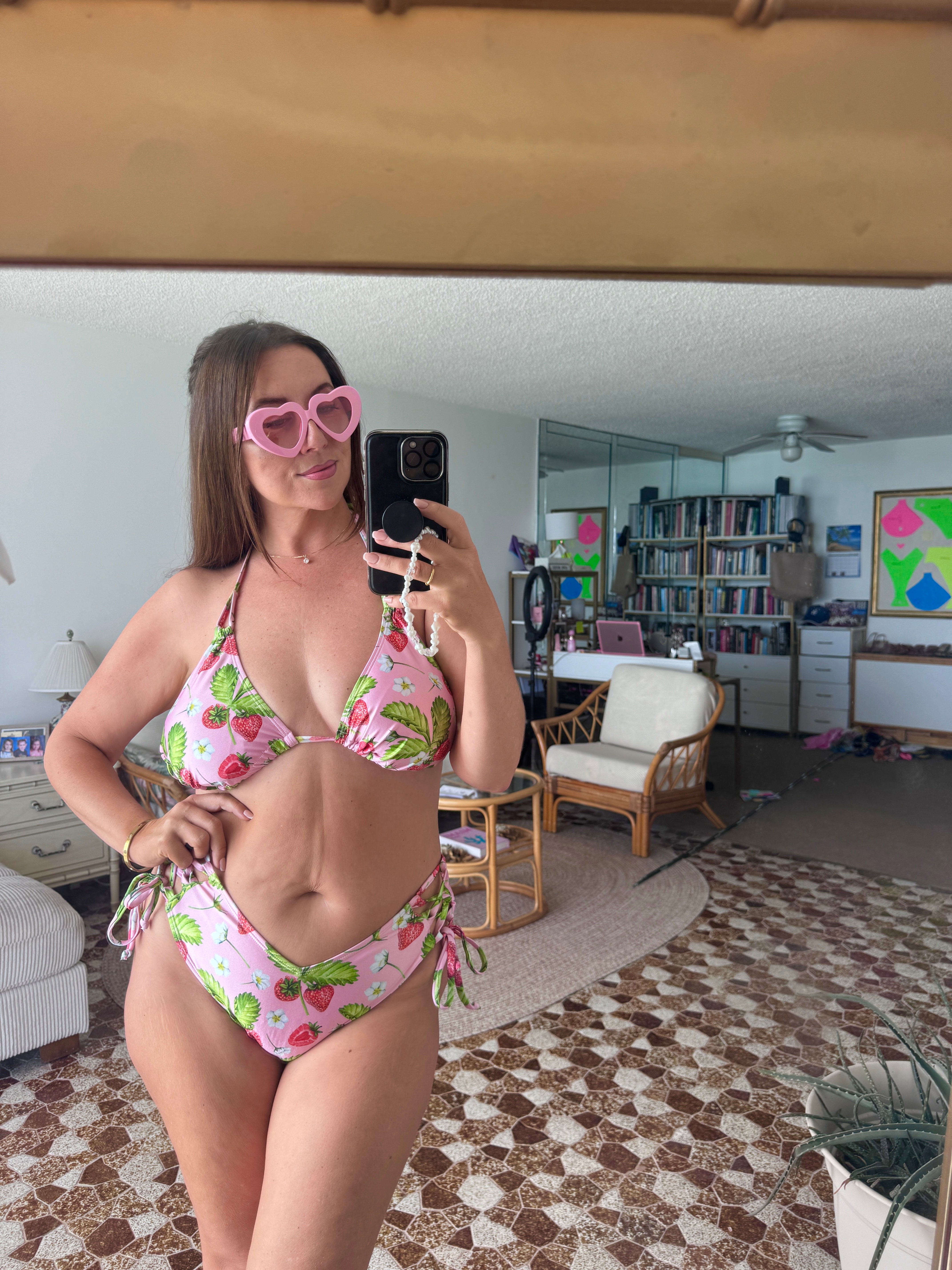 Strawberry Shortcake Triangle Bikini Top