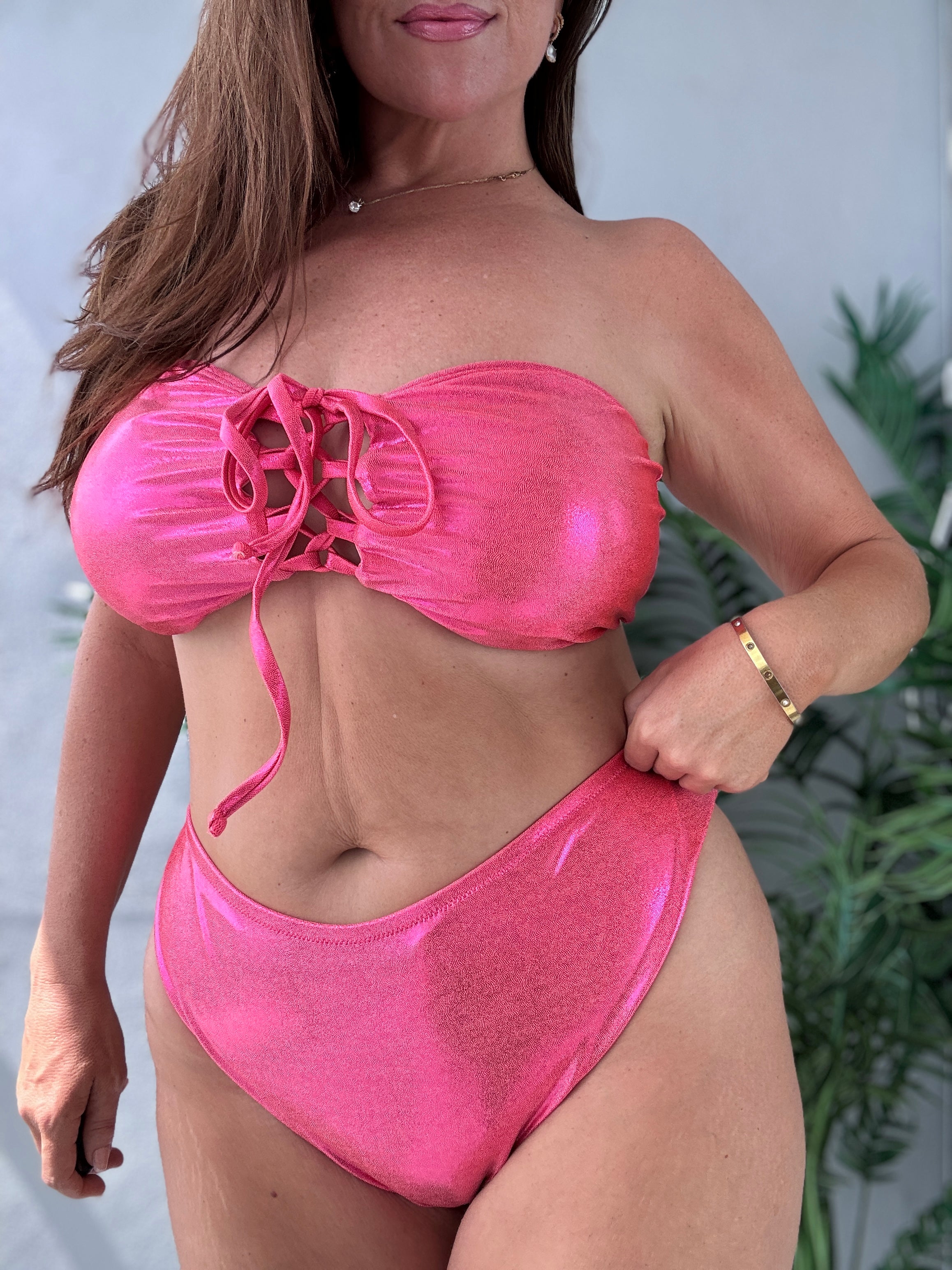 Guava Glow Cheeky Bikini Bottom