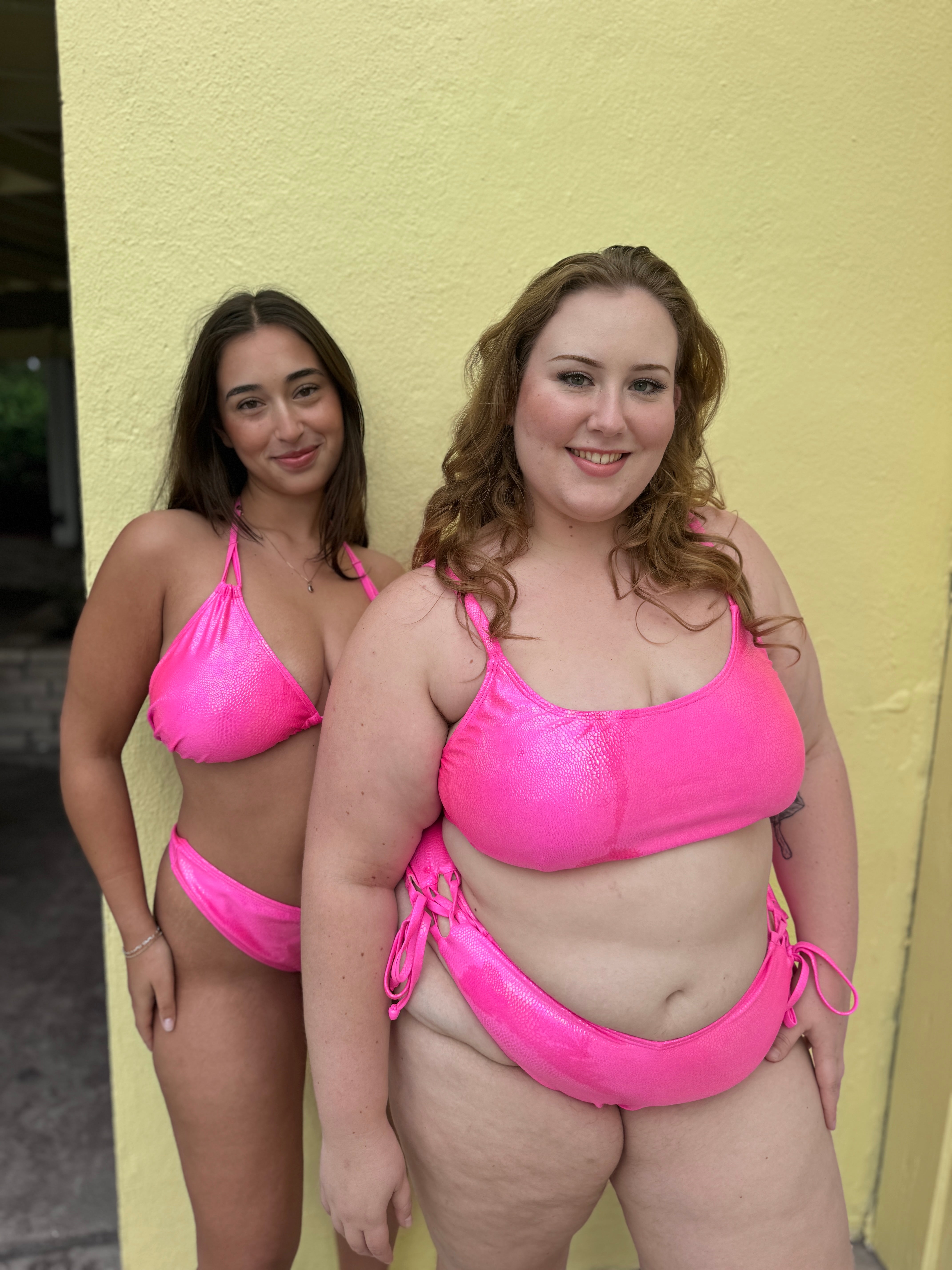 Pink Margarita Side Tie Bottom