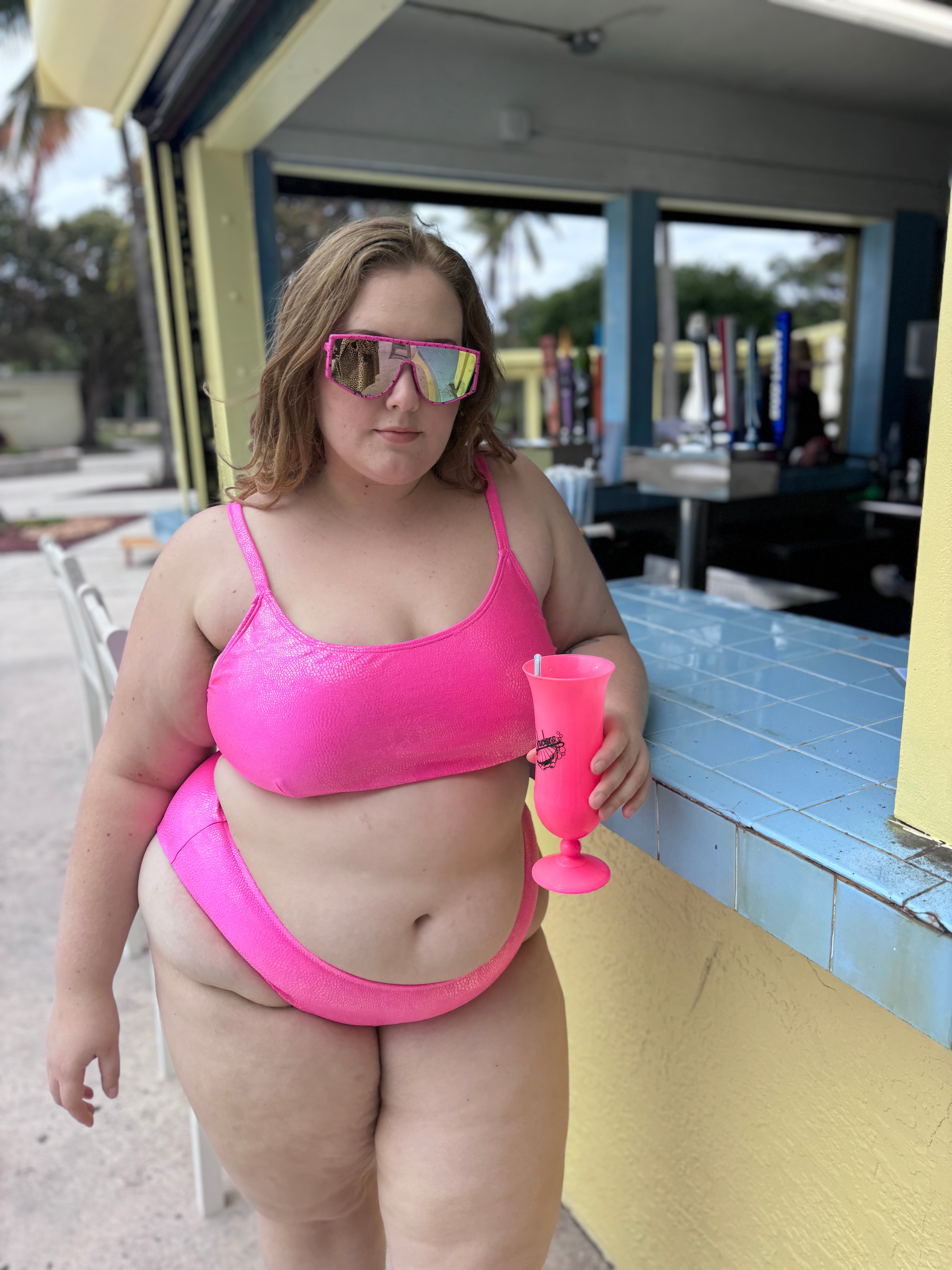 Pink Margarita Scoop Top