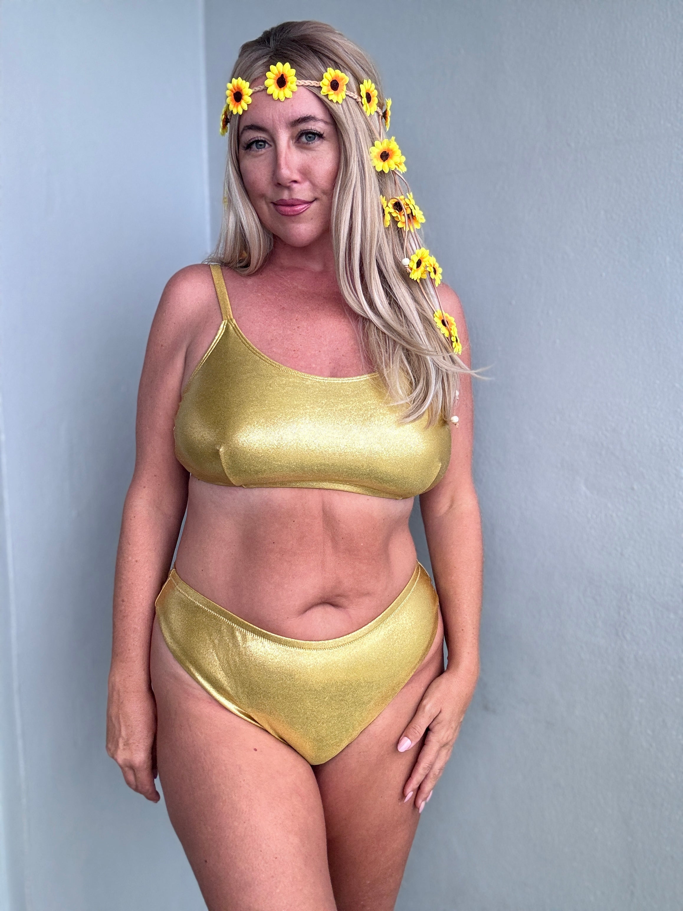 24k Gold Scoop Top final sale