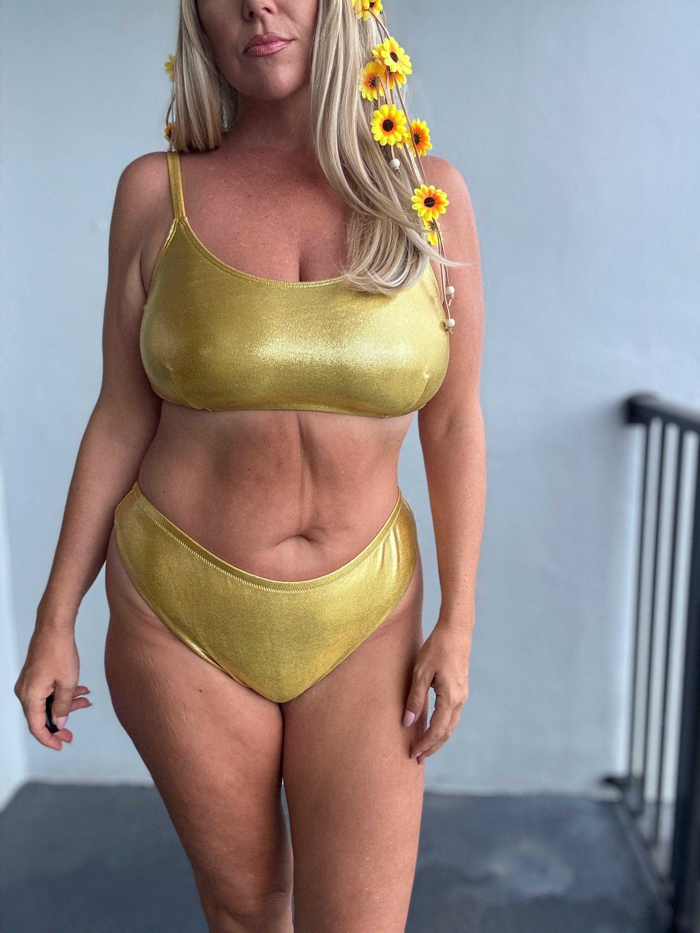24k Gold Reversible Cheeky Bottom final sale