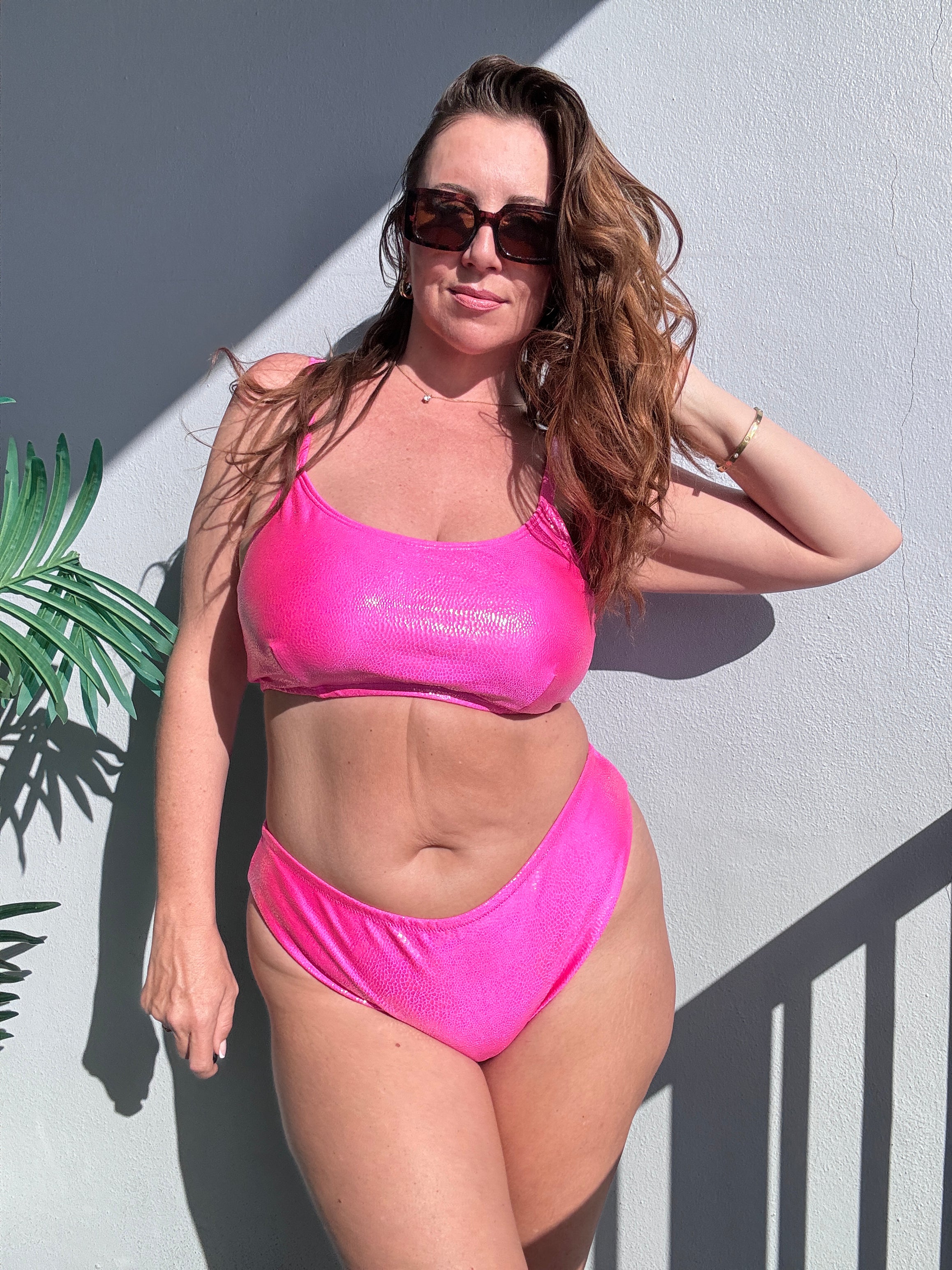 Pink Margarita Scoop Top