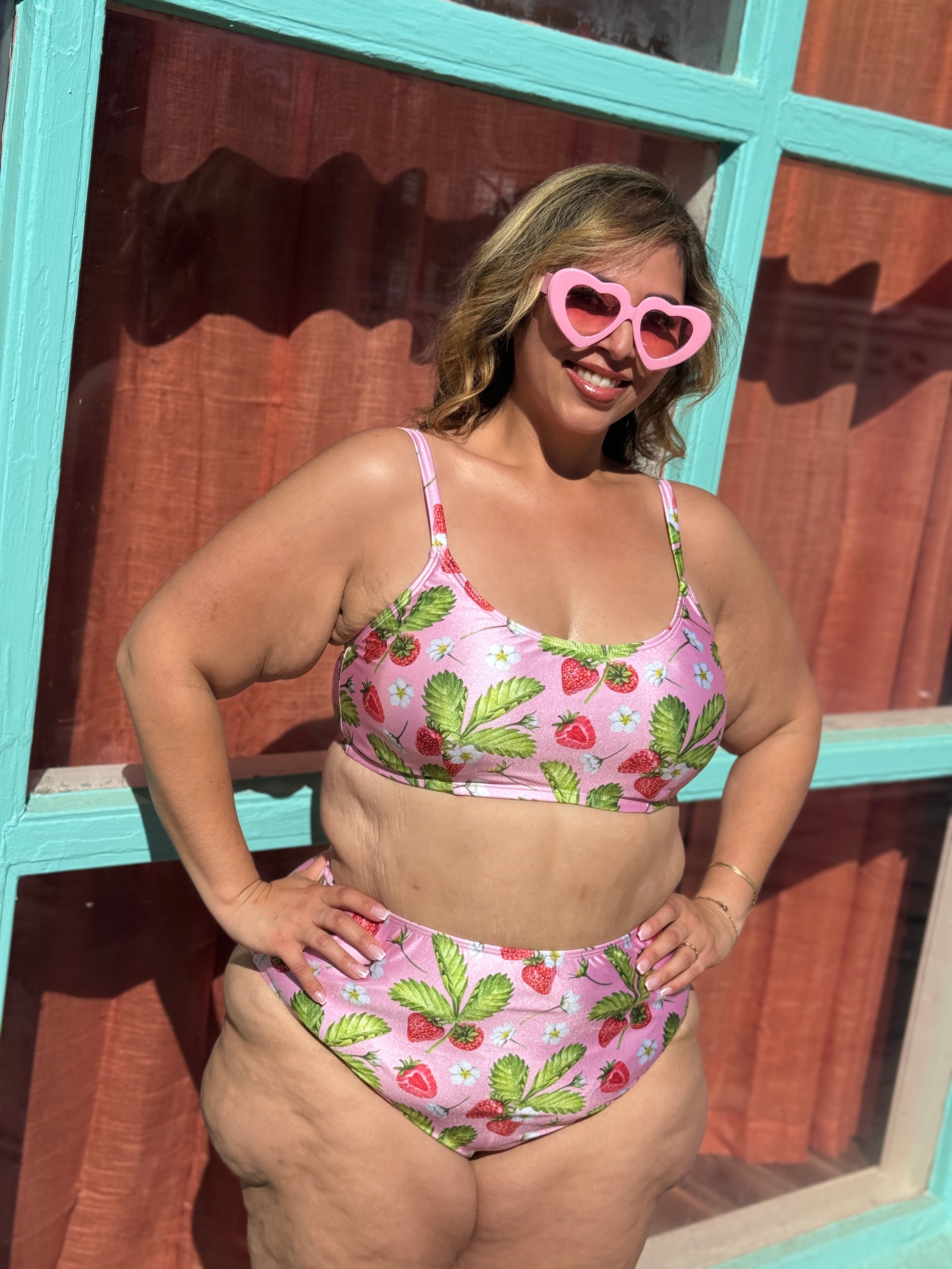 Strawberry Shortcake Scoop Bikini Top