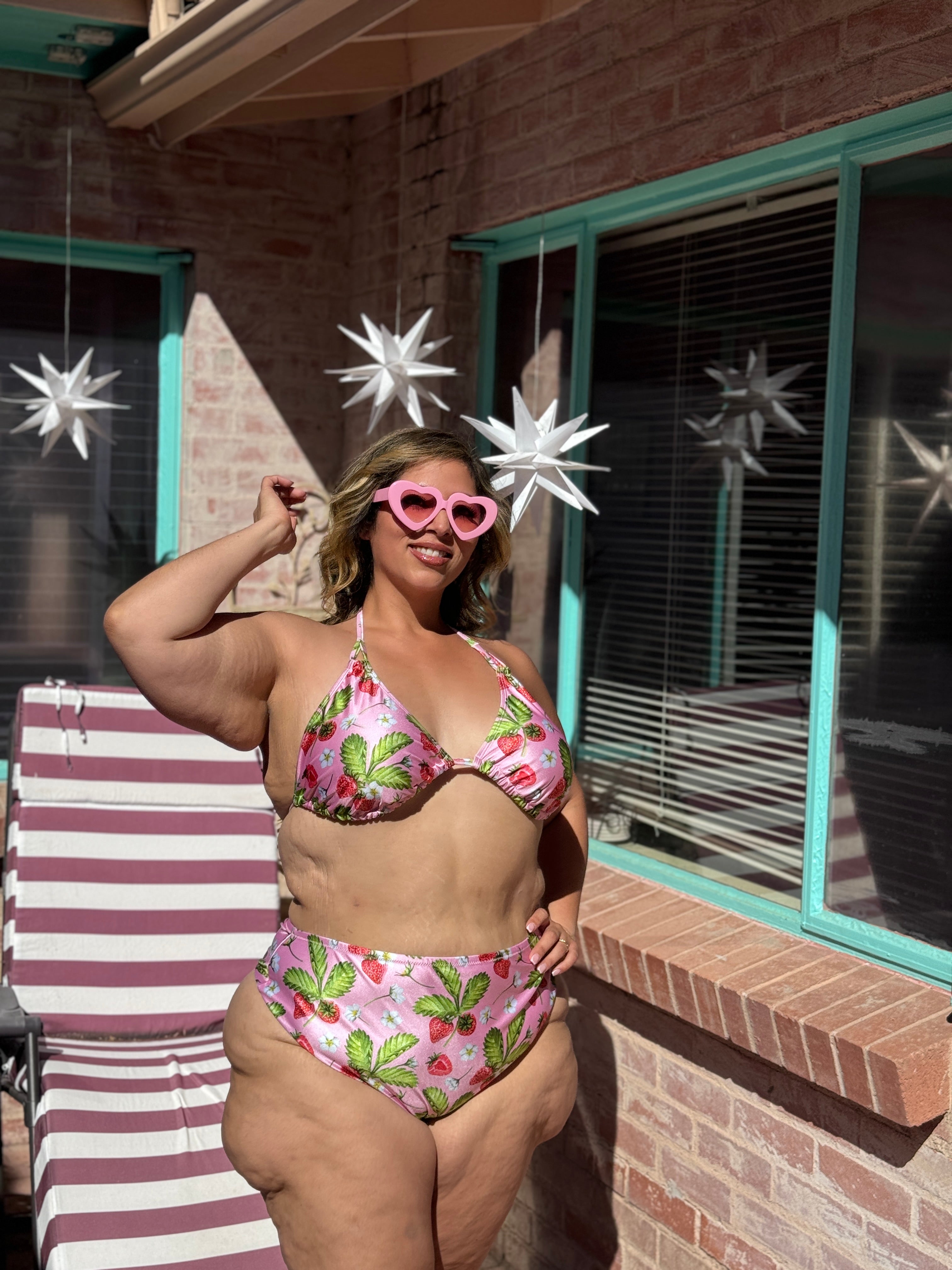 Strawberry Shortcake Triangle Bikini Top