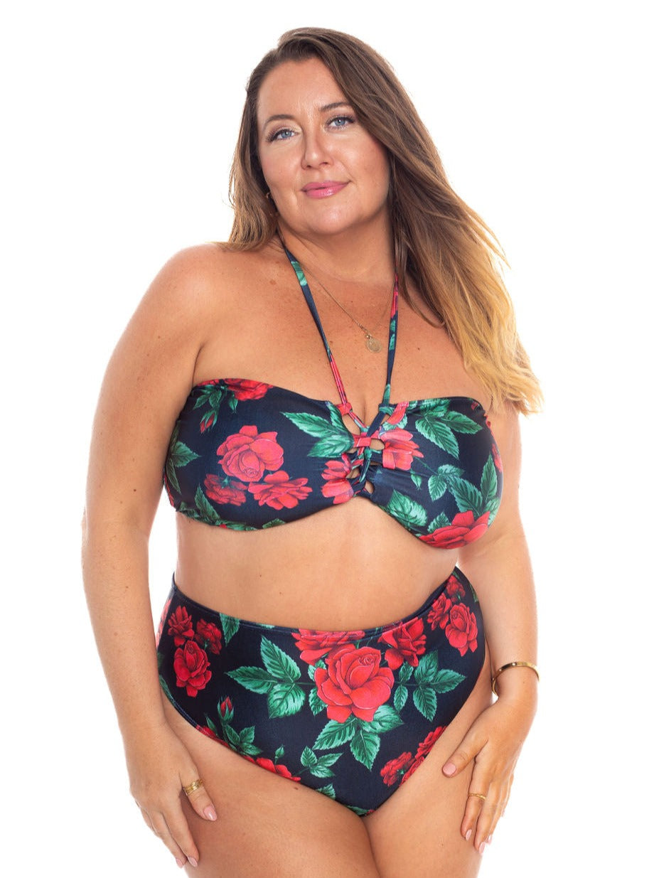 Rose Garden High Waist Bottom
