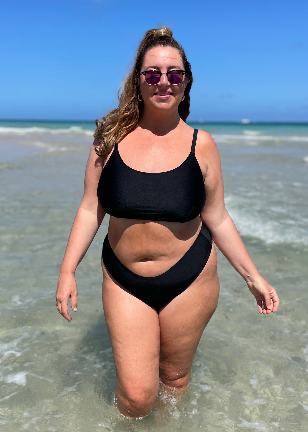 Classic Black Reversible Cheeky Bikini Bottom
